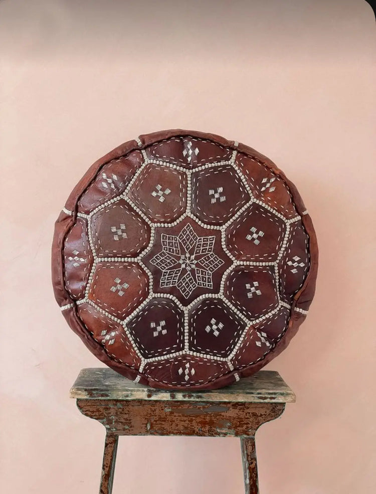 Tile Design Ottomans - Moroccan Ottomans